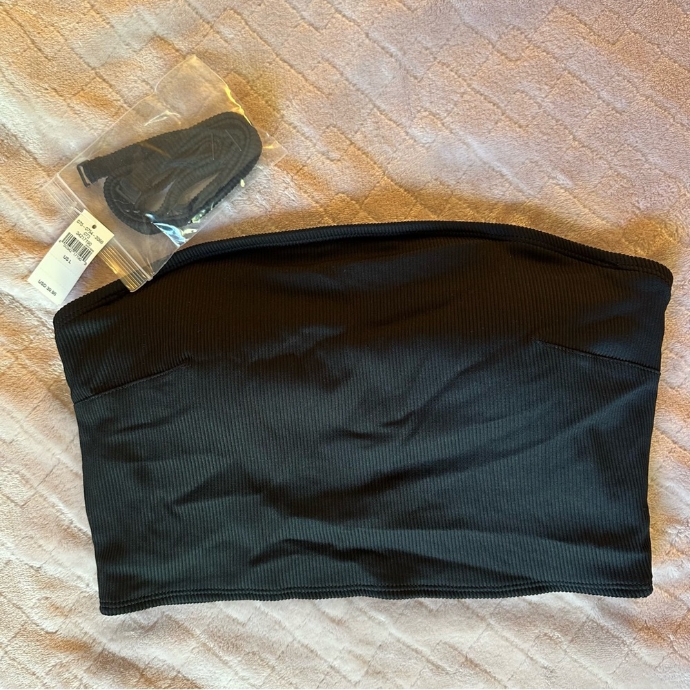 Aerie Longline Ribbed Bikini Top